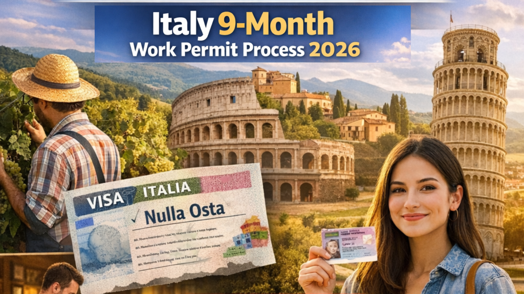 Italy 9-Month Work Permit Process