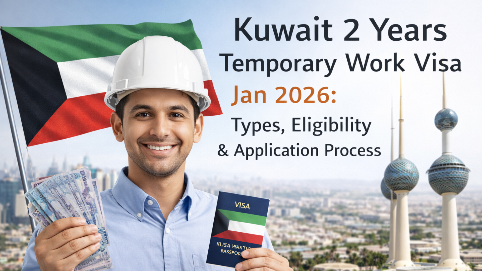 Kuwait 2 Years Temporary Work Visa Jan 2026: Types, Eligibility & Application Process