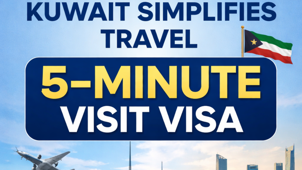 Kuwait Simplifies Travel With 5-Minute Digital Visit Visa