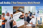 Saudi Arabia 2 Year Temporary Work Permit 2026