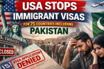 USA Stops Immigrant Visas for 75 Countries Including Pakistan