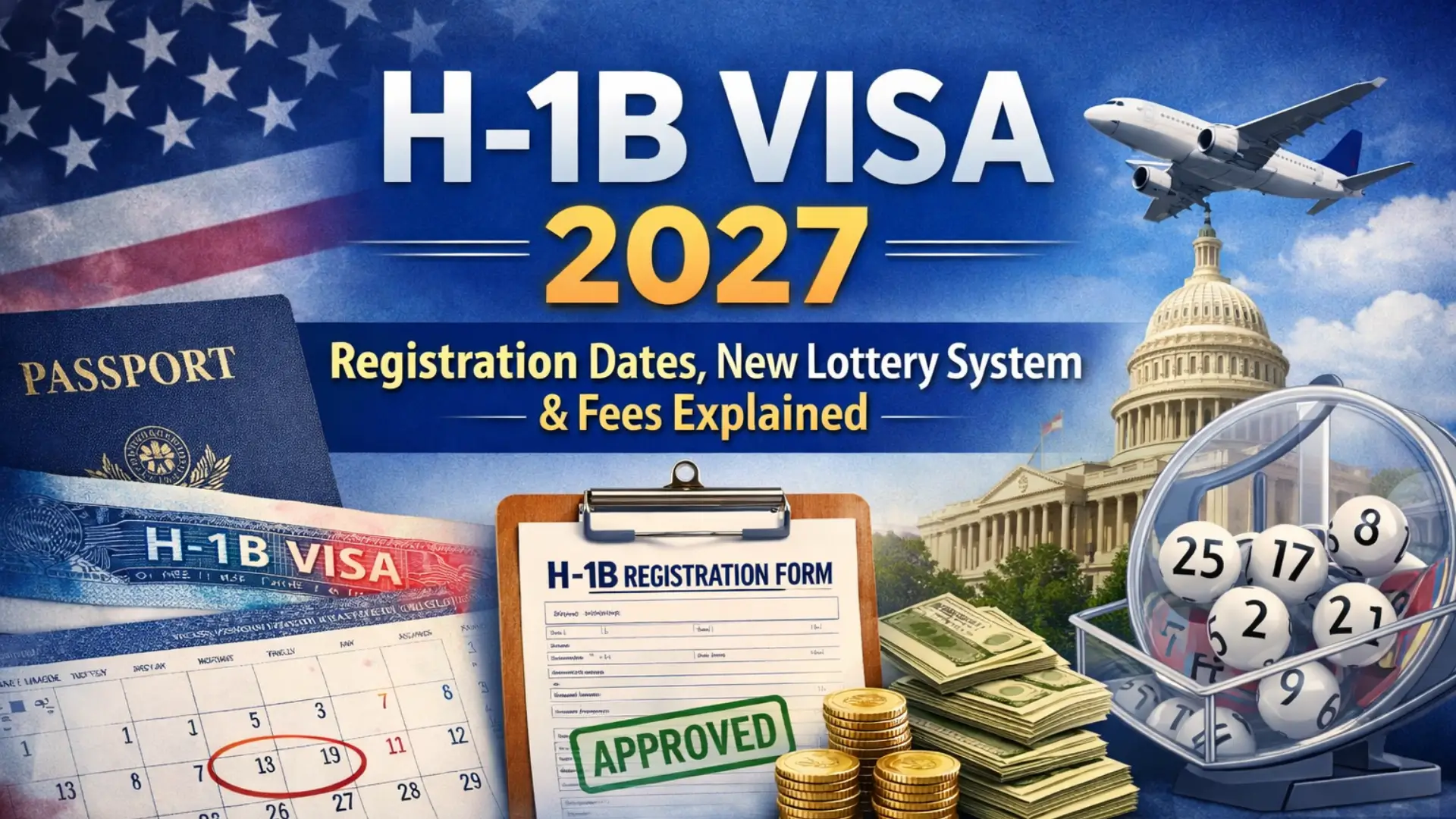 H-1B Visa 2027 Registration Dates, New Lottery System & Fees Explained