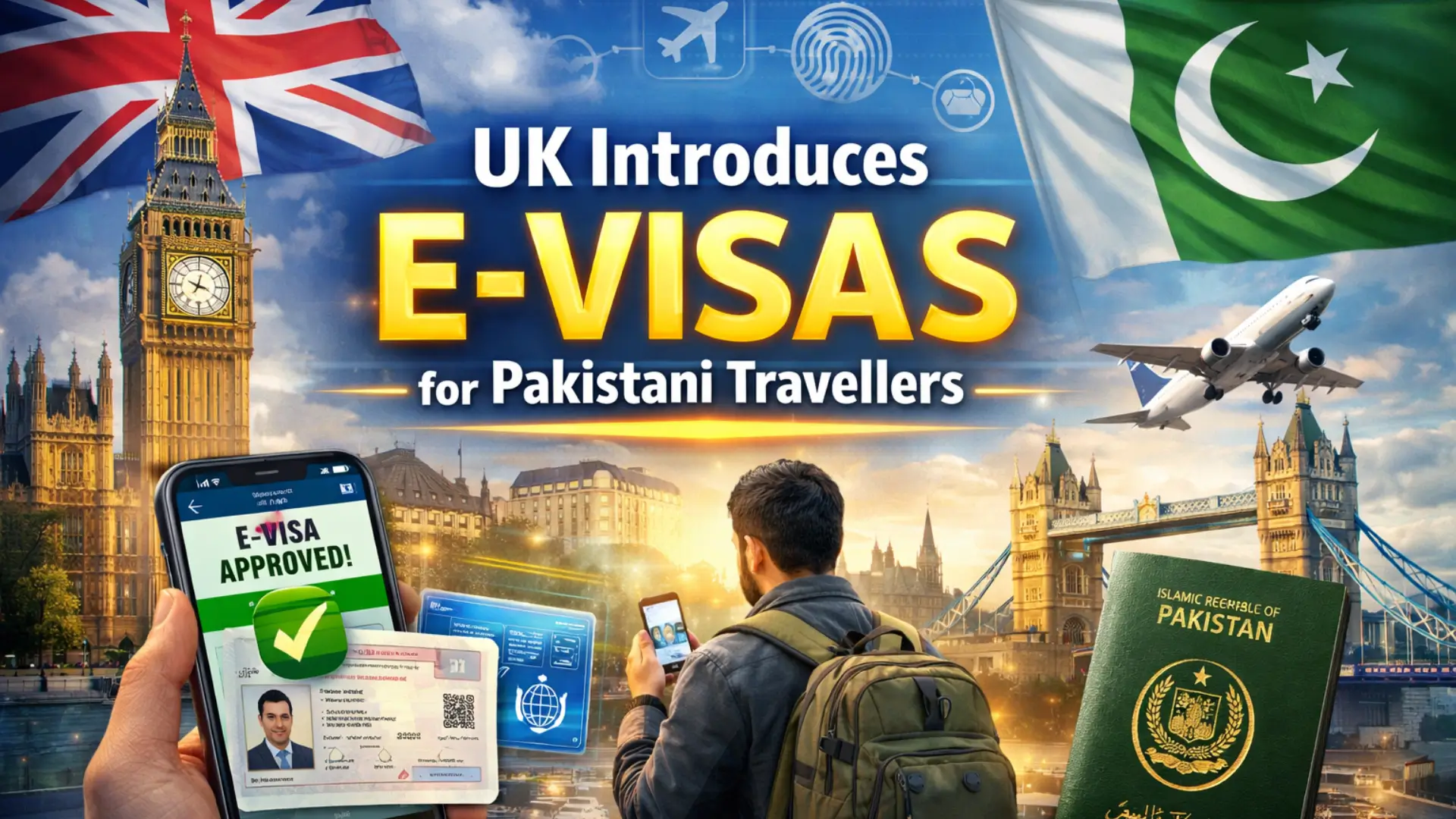 UK Introduces E-Visas for Pakistani Travellers