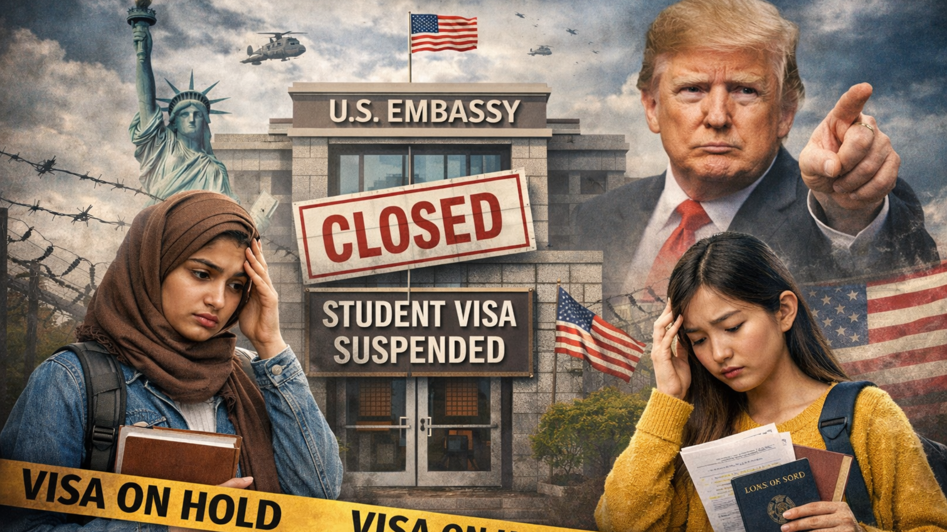 USA Student Visa Interviews Temporarily Suspended