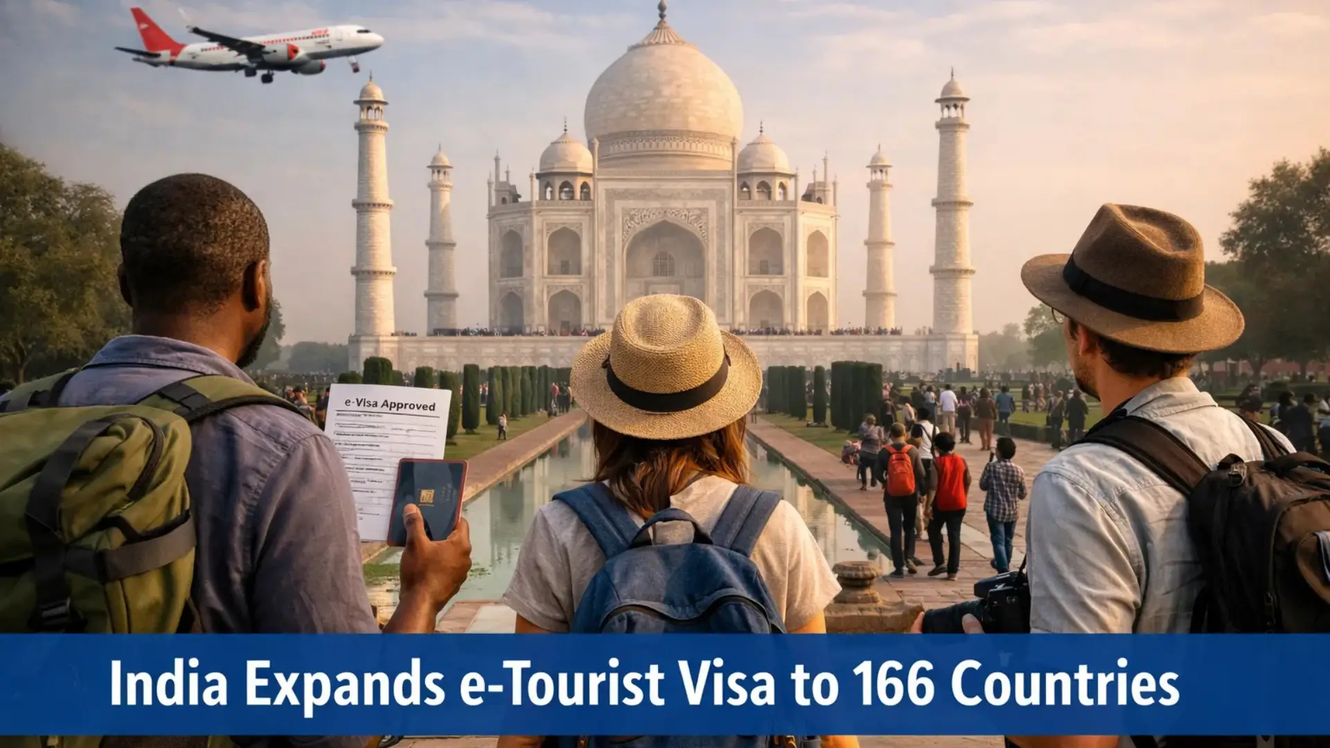 India Expands e-Tourist Visa to 166 Countries, Boosting Global Travel Opportunities